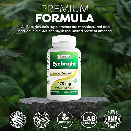 Miniatura 5 de Best Naturals Eyebright 470 mg 180 Capsules