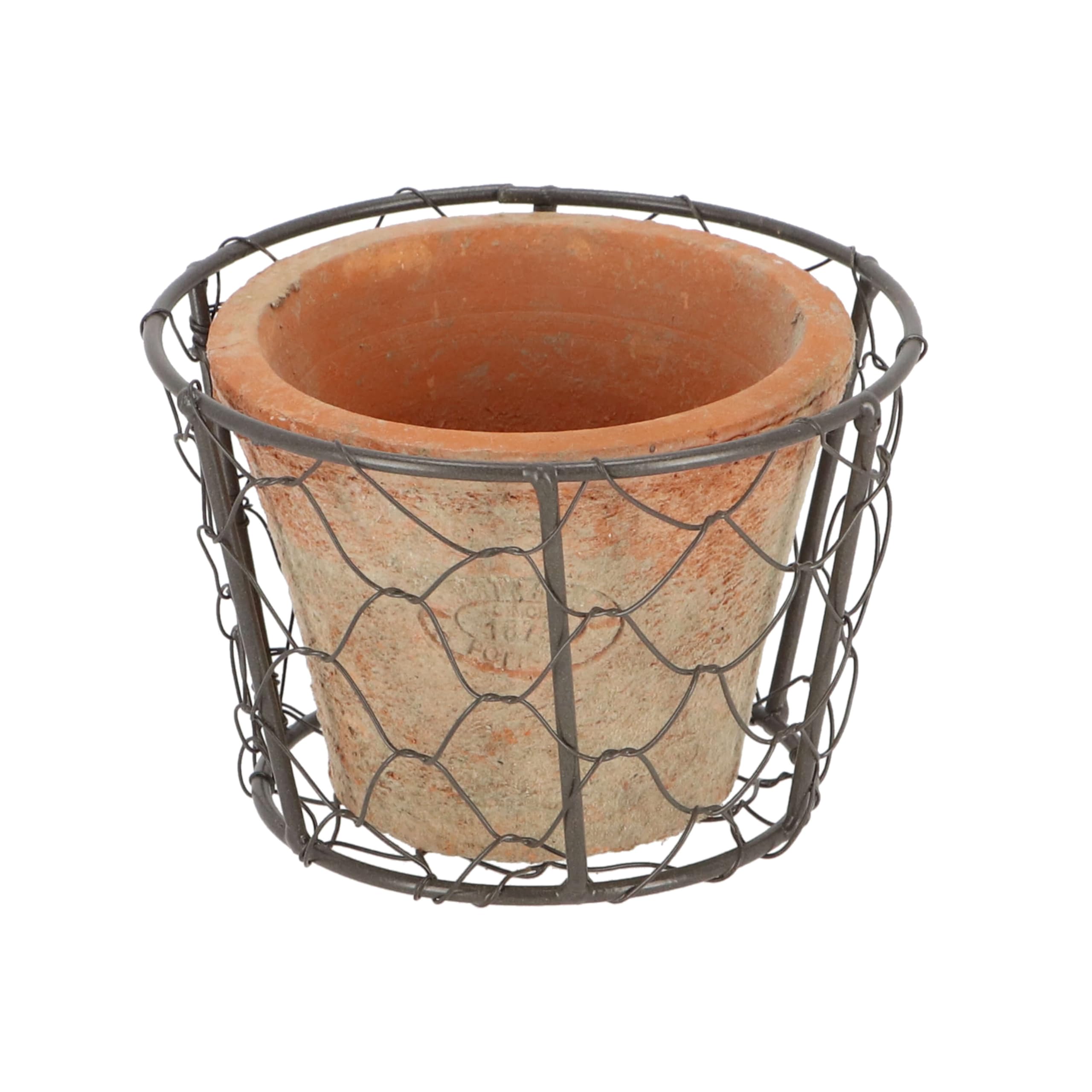 Amazon.com: Esschert Design AT10 Aged Terracotta Single Pot with