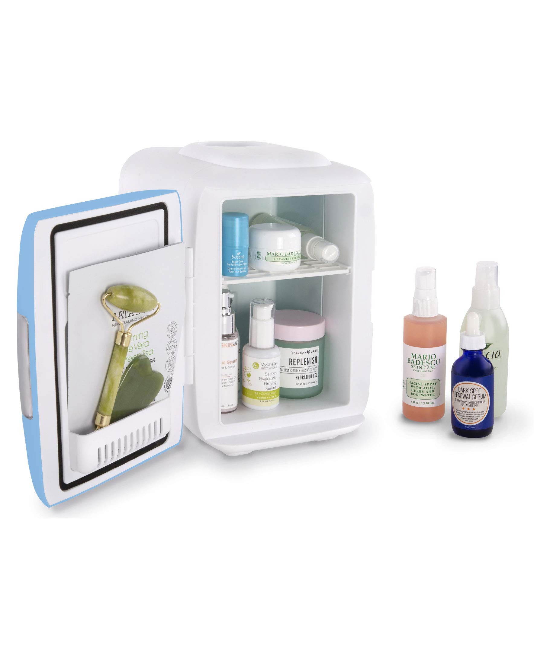 Cooluli Skin Care Mini Fridge for Bedroom Car, Office Desk & Dorm