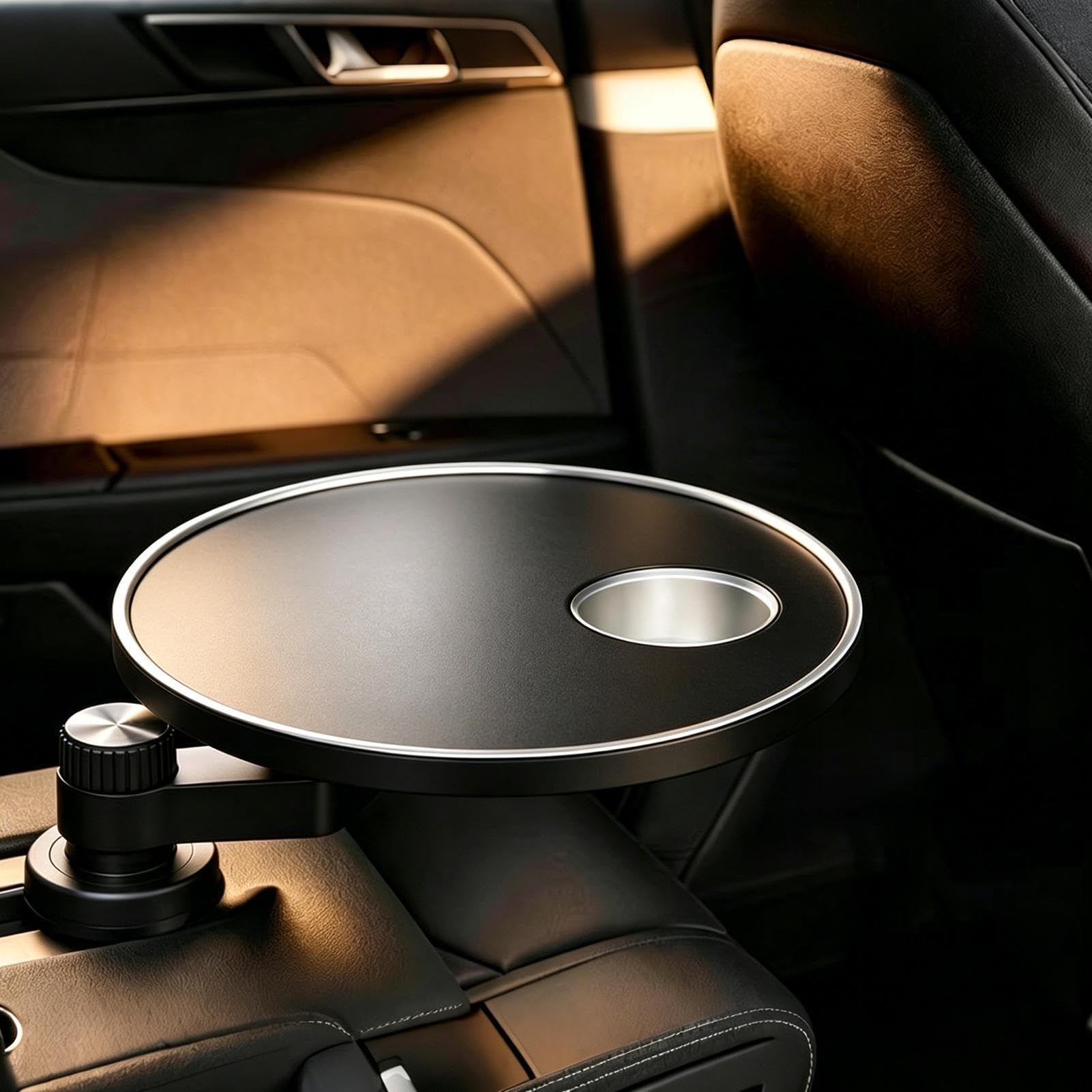 Vassoio da tavolo in auto Scrivania per organizer da per veicoli | Vassoio Portabicchiere Per Auto per tablet laptop snack cibo viaggi viaggio su strada guida pendolarismo vacanza
