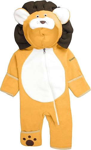 Miniatura 5 de Snonook Fleece Baby Bunting Unisex Baby Pram with Hood, Fold-Over Mittens & Footies, Baby Winter Suit - Fleece Baby Coats