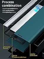 Vista 2 de CCSmall for Xiaomi Redmi Note 10 4G (NOT 5G) Bracket Pagnetic Leather Cover for Xiaomi Redmi Note 10S TPU Shockproof Protection Flip Phone Case for