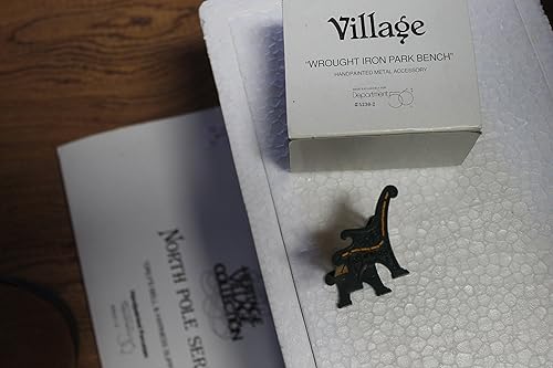 Miniatura 2 de Department 56 5652302 Village - Banco de hierro forjado