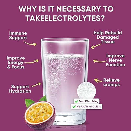 Miniatura 5 de Venture Pal Paquetes de electrolitos en polvo sin azúcar, mezcla de bebida líquida diaria IV para hidratación rápida y recuperación de fiestas, 5