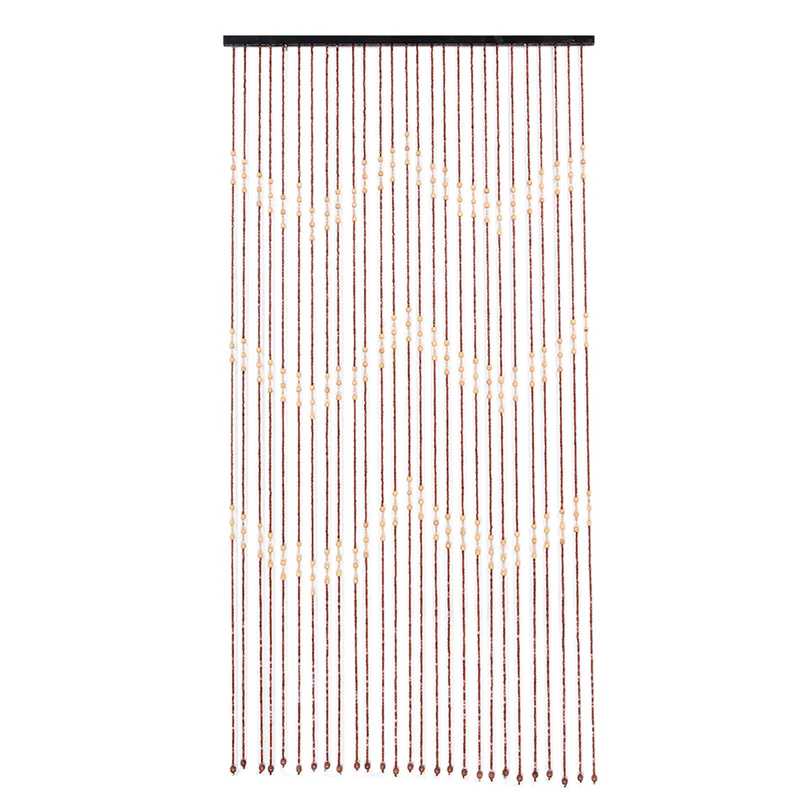 Rideau de Perles 90x175cm, Rideaux de Porte à Cordes de Porte, Rideaux de Porte à Cordes perlés, Rideau de Perles en Bois pour Porte