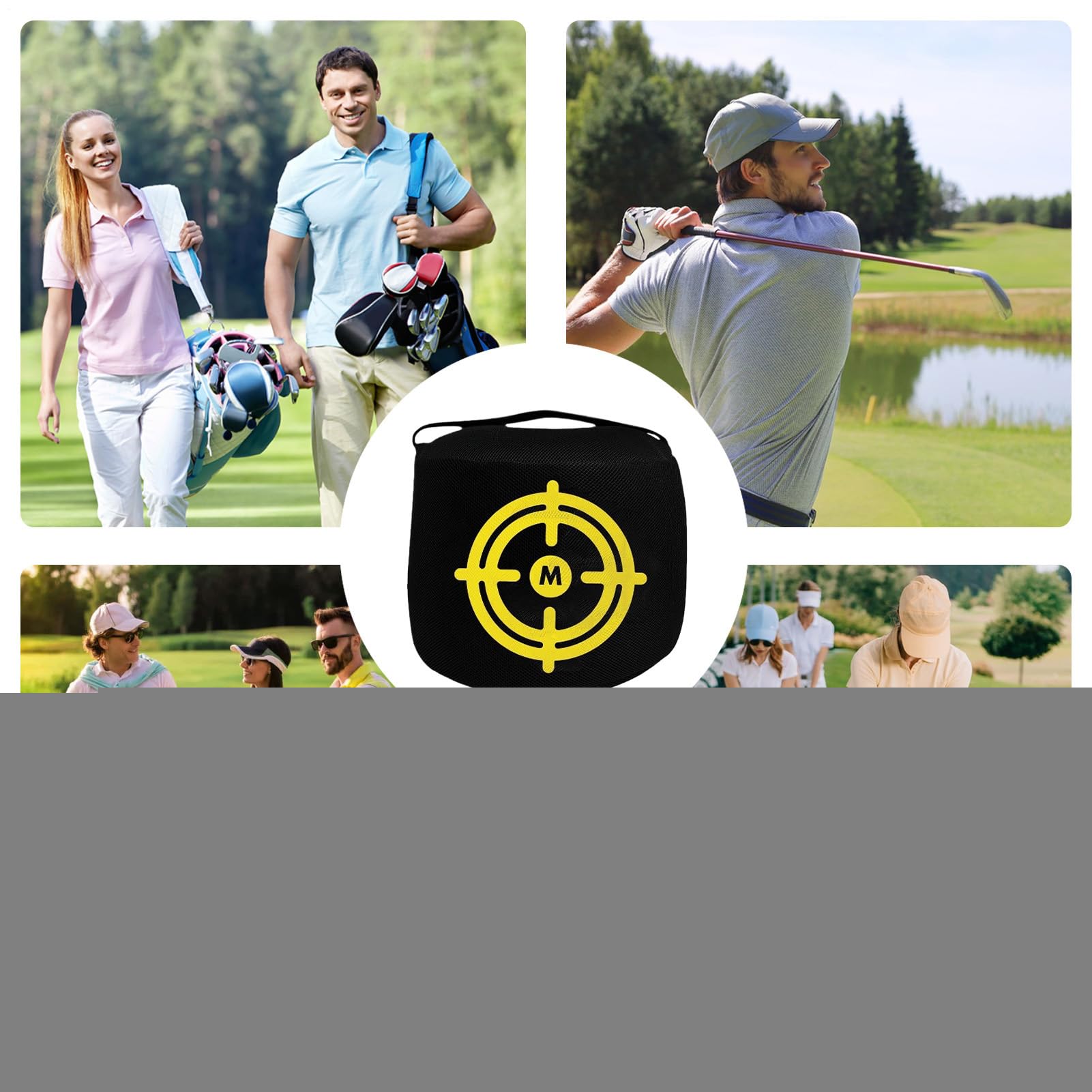 Bolsa De Entrenamiento Smash para Swing De Golf Equipo De Entrenamiento De | Bolsa De Golpeo Fuerte Para Palos De Golf Para Golfistas, Jugadores, Aficionados, Hombres,