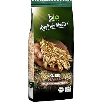 biozentrale Haferkleie Bio | 3x500g Bio Haferkleie | Ideal fürs Frühstück & zum Backen ...