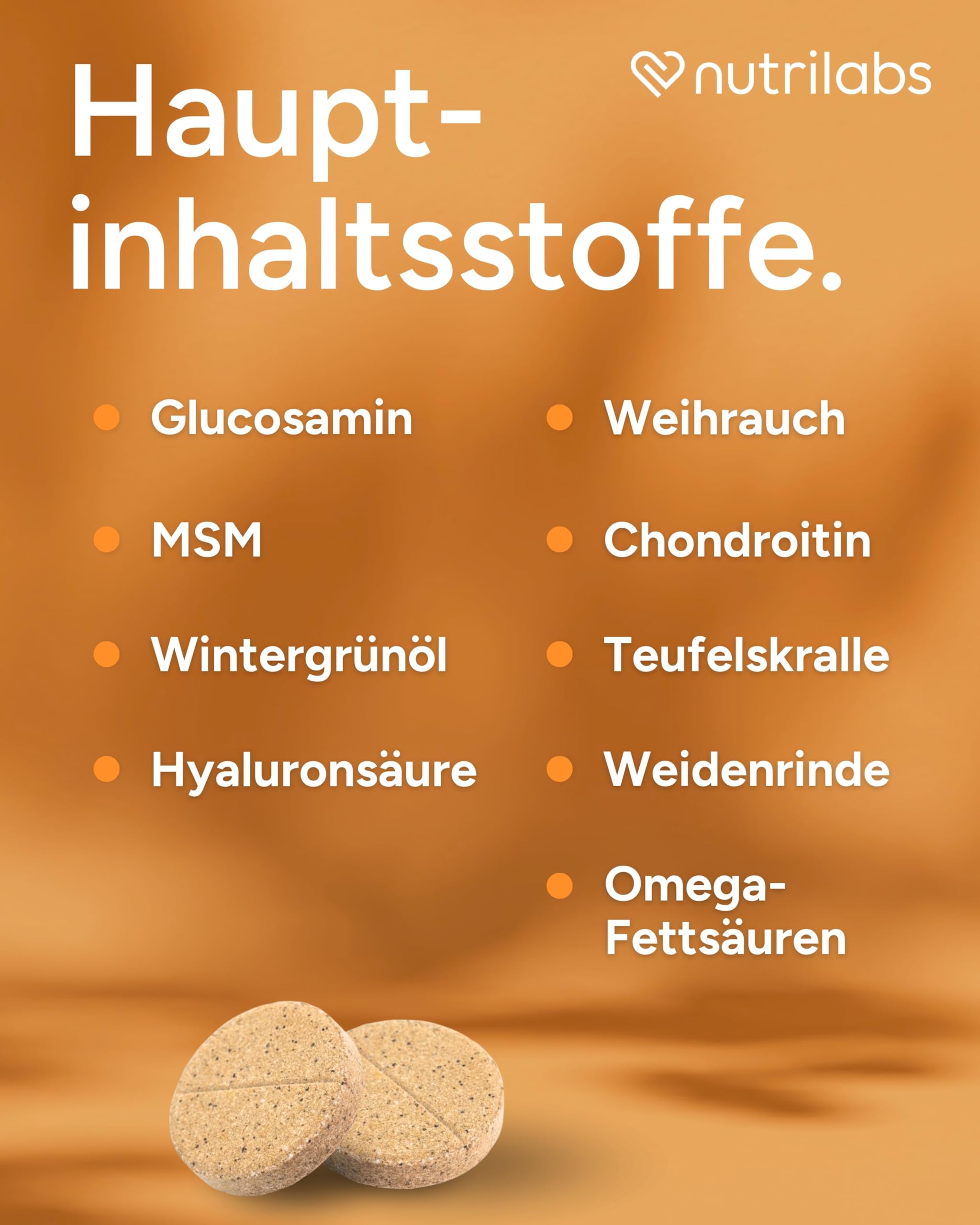 NutriLabs Canidex Gelenktabletten für Hunde 250 Stk. - mit MSM, Hyaluronsäure, Glucosamin, uvm. - Gesundheitsprodukte für Hunde - Nahrungsergänzungsmittel Hund - Teufelskralle-Hund