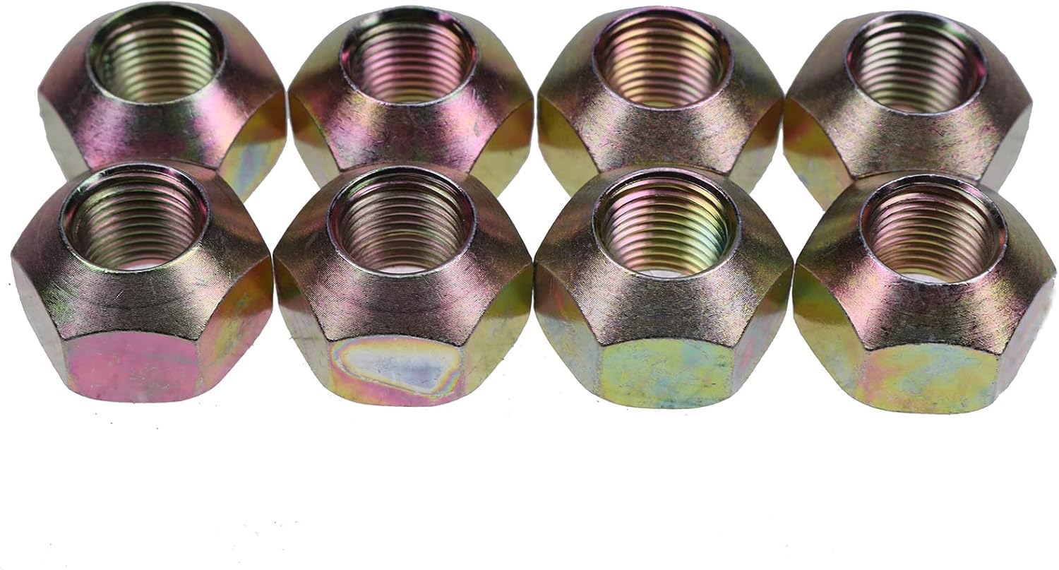 Solarhome New 8X Rim Lug Wheel Nut 6564669 & 8X Rim Stud Wheel Bolt 6709170 Set fits Bobcat 751 753 763 773 863 873 883 863 S150 S160 S175 S185