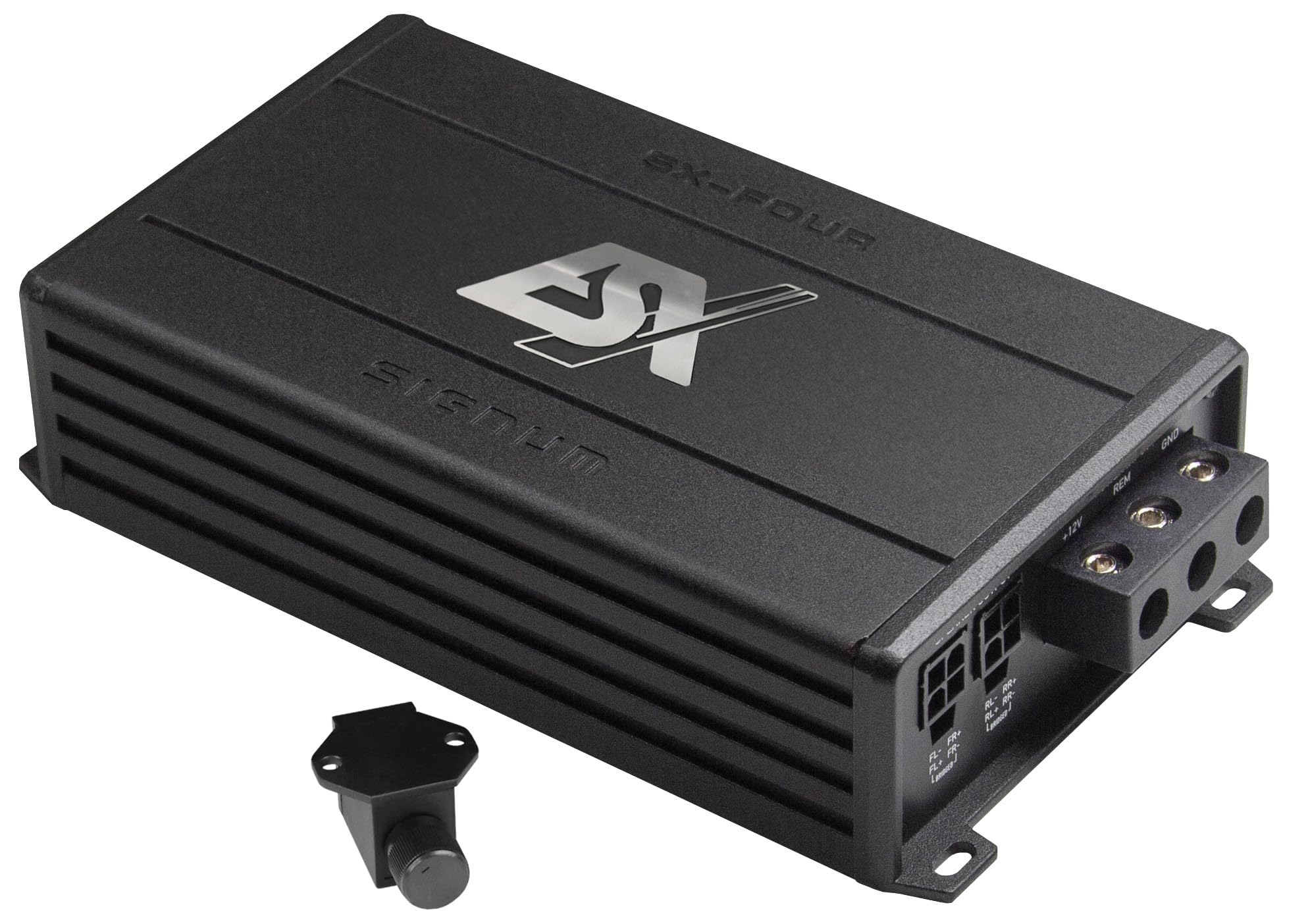 ESX SX-FOUR – 4-kanałowy wzmacniacz MINI Class D o mocy całkowitej 500 W | Seria SIGNUM-SX