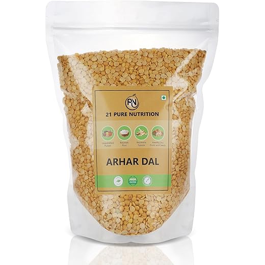 21 Pure Nutrition Arhar Dal Premium Toor Dal Unpolished Yell