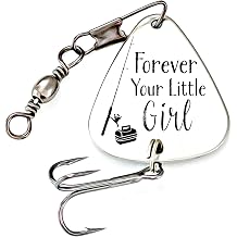 Personalized Dad Gift Forever Your Little Girl Fishing Lure Daddy Fishing Lure Gift Wedding Lure Father of the Bride Parent Present Forever-Lure
