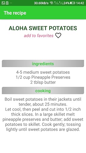 Vegetarian recipes