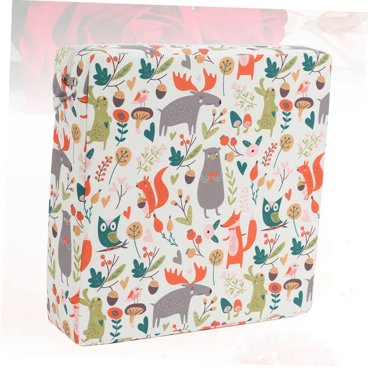 Cabilock Coussin Rehausseur de Chaise Enfant Étanche avec Sangles Réglables Coussin de Salle À Manger pour Bébé Confortable et Sécurisé 12.80X12.80X3.15In