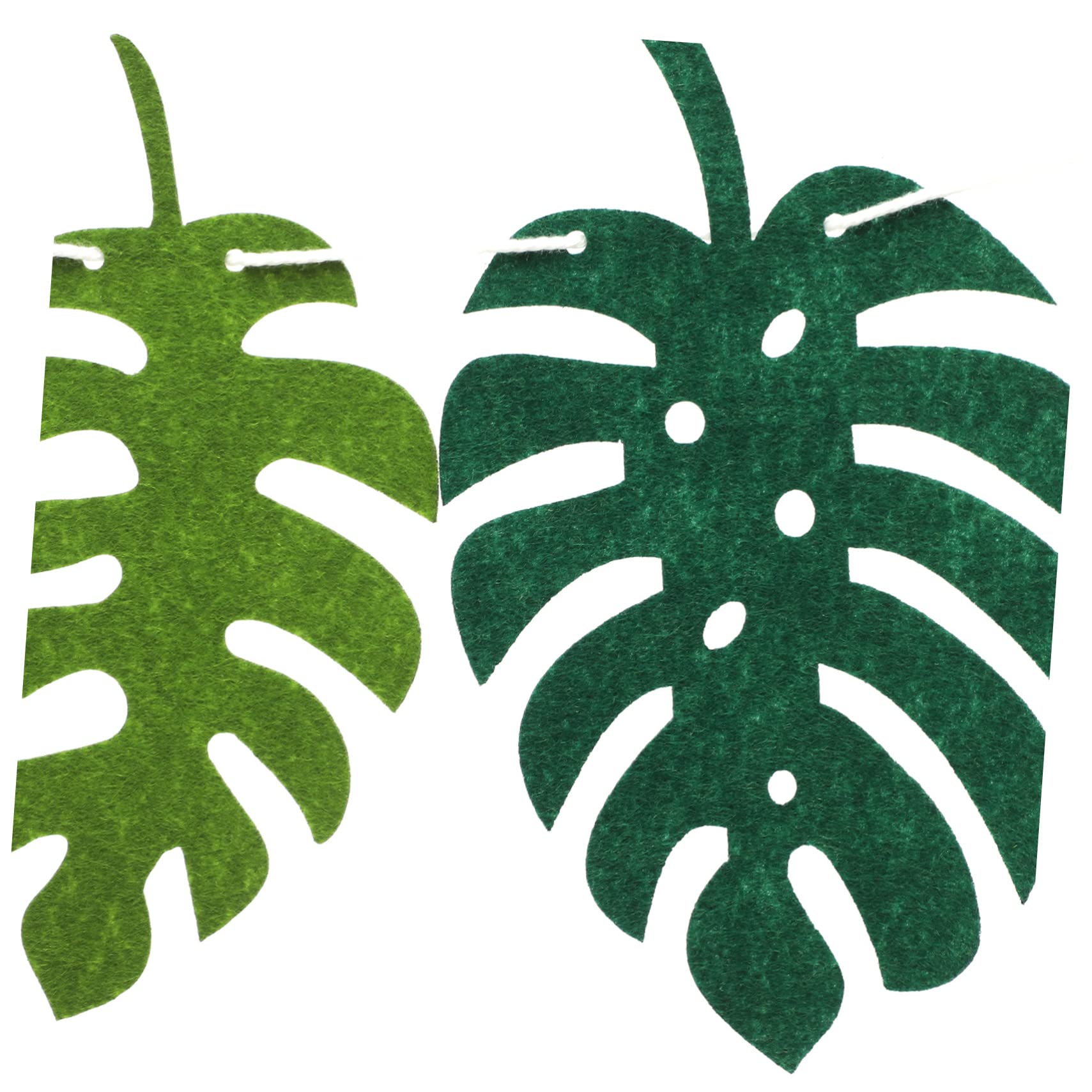 4sätze Tropisches Dekorationsset Mit Palmenblättern Teiliges Banner Für Hawaii-Party Hochzeiten Und Sommerfeste Installieren Auffällige Deko Für