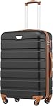 Coolife Luggage Carry On Suitcase Spinner Hardshell Lightweight TSA Lock