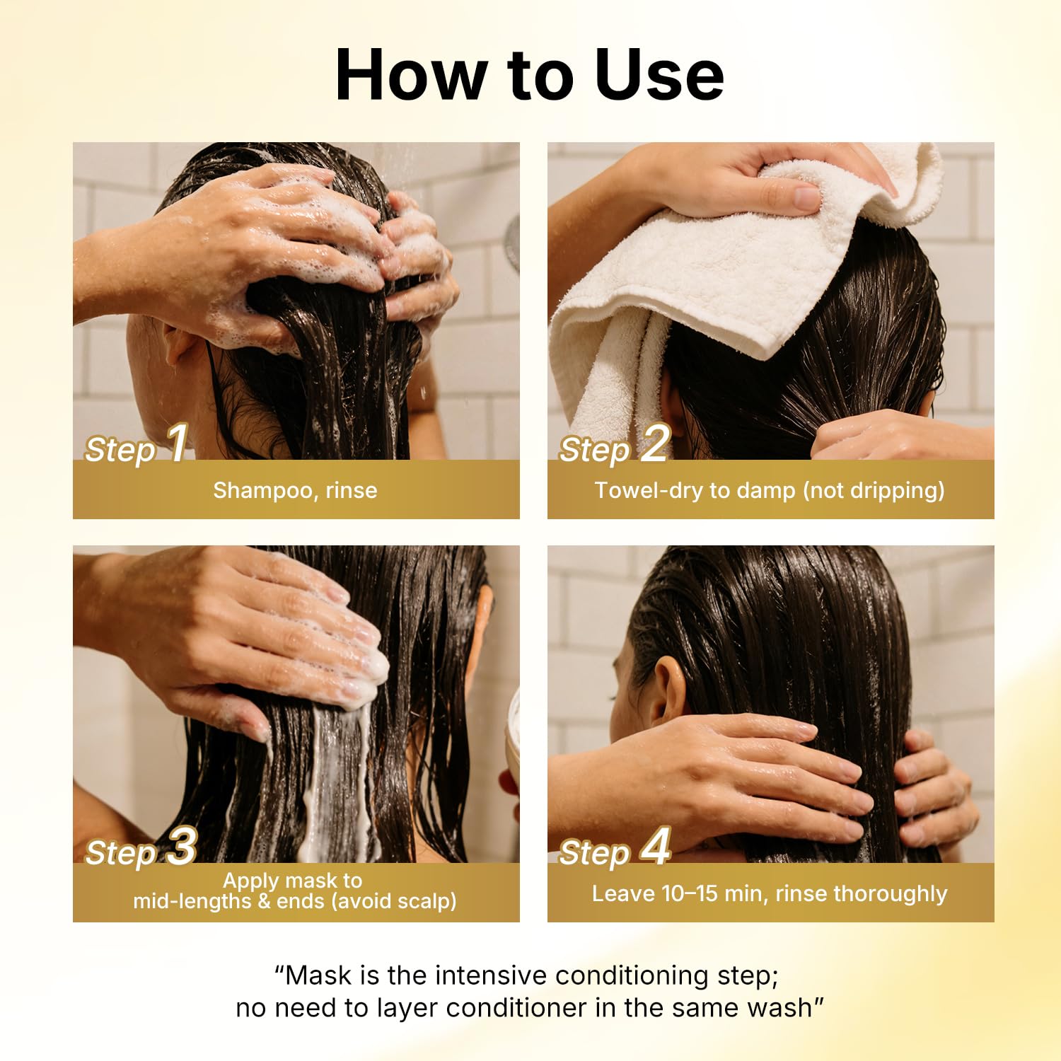 Karseell Travel Shampoo and Conditioner Set With Collagen Hair Mask, 3 Piece Carry On Vacation Kit, 70 Ml 70 Ml 100 Ml - Image 6