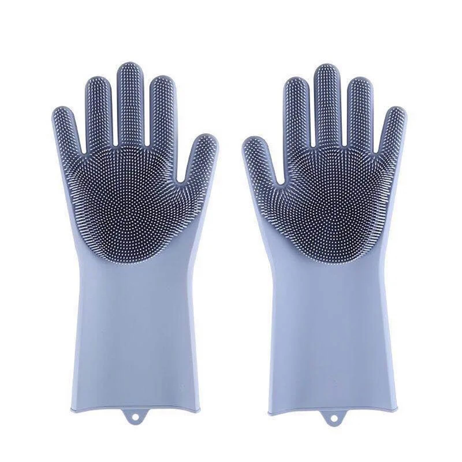Guantes Limpieza Guantes for lavar platos (1-6 unidades), de silicona, multifuncionales, for limpieza del hogar, eliminan manchas, no grasosos y resistentes al calor