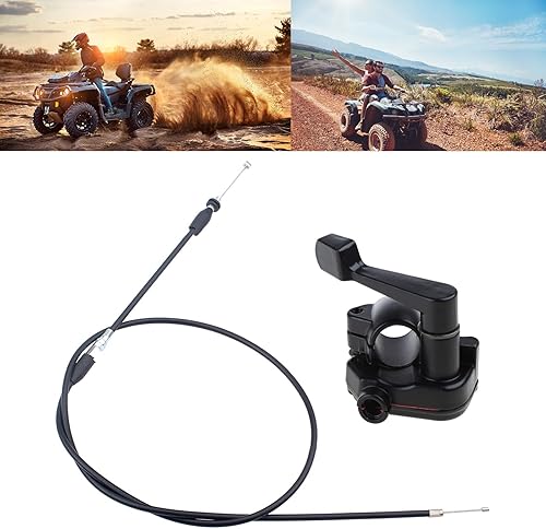 Miniatura 7 de ANXPTIME Throttle Lever Thumb Controller Throttle Cable Assembly Suitable for 50CC-250CC ATV Buggy-Quad Pit Dirt Bike Thumb Oiler Can Super Pocket