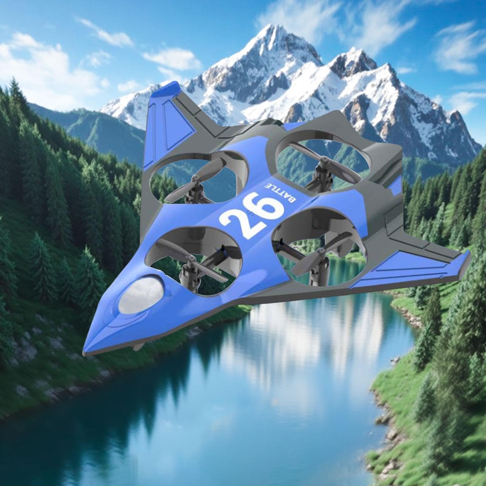 Avión Teledirigido (avión RC), Modelo Ligero con Rotación de 360°, Juguete para Exteriores, Planeador RC para Niños, Principiantes Y Adolescentes – G, 3 Baterías