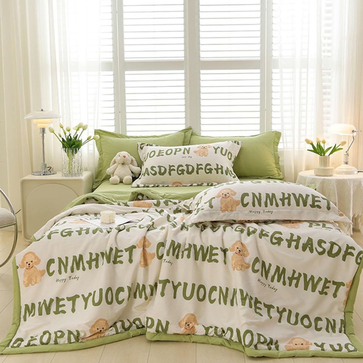 SYXMPFRHO Bedspread Florals Printing Quilted Bedspreads, Soft Comforter Bed Throw Microfiber Bed Spread, Reversible Quilted Throw, for All Season Bedroom Decorative(S,150x200cm)