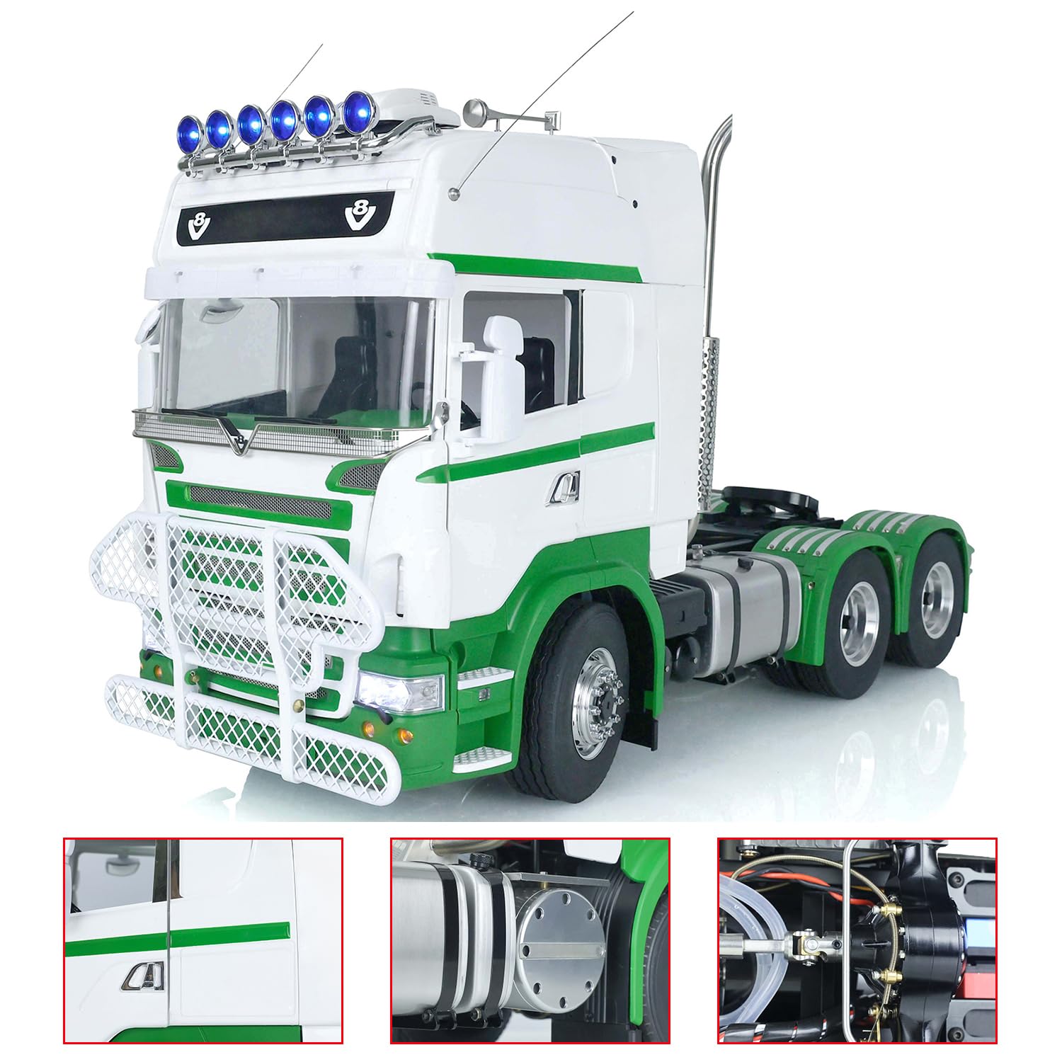 Amazon.com: TOUCAN RC HOBBY 1/14 LESU RC Tractor Truck for 6x6