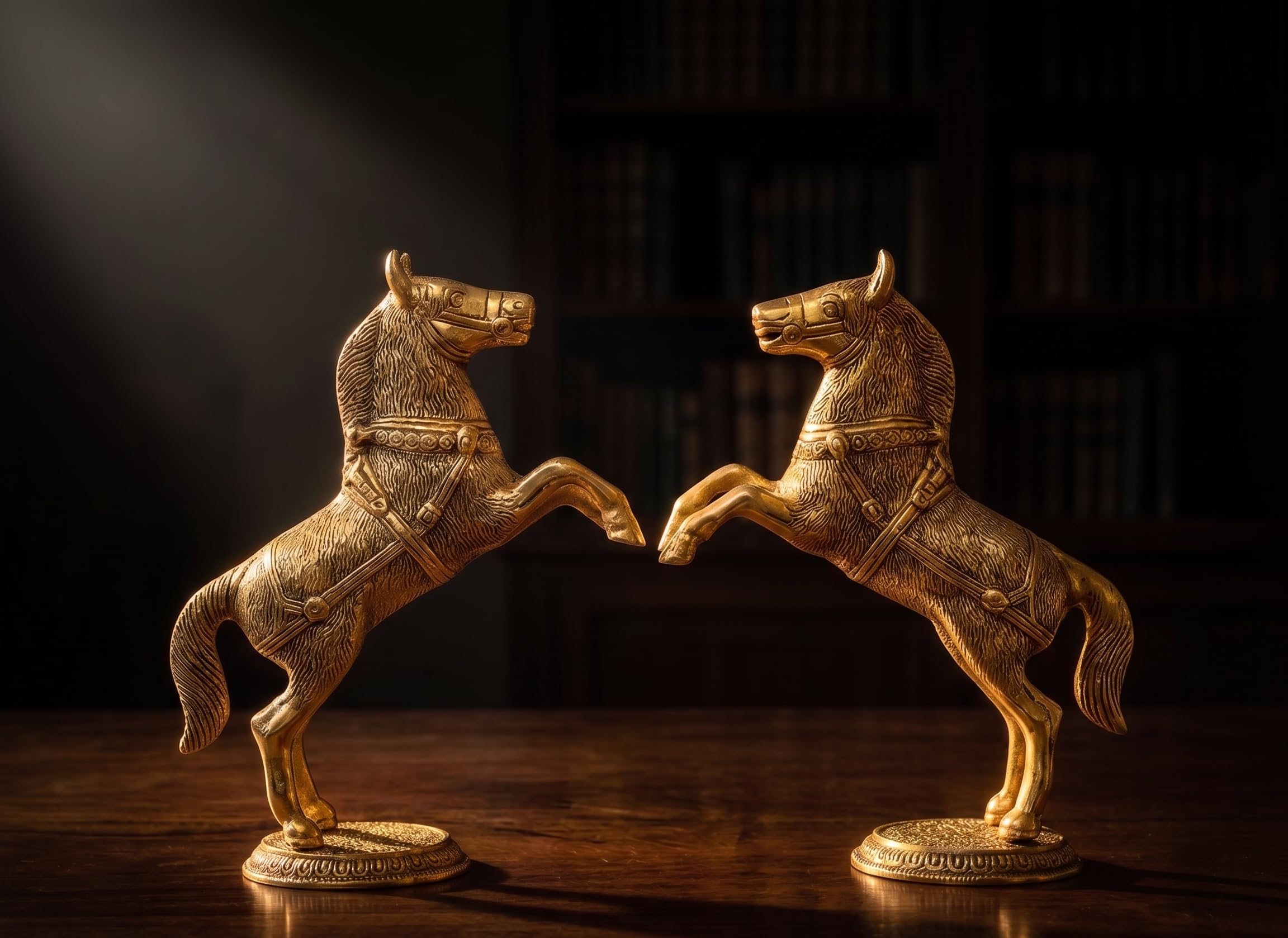 KridayKraft Jumping Horse Statue - Wealth & Good Luck -6