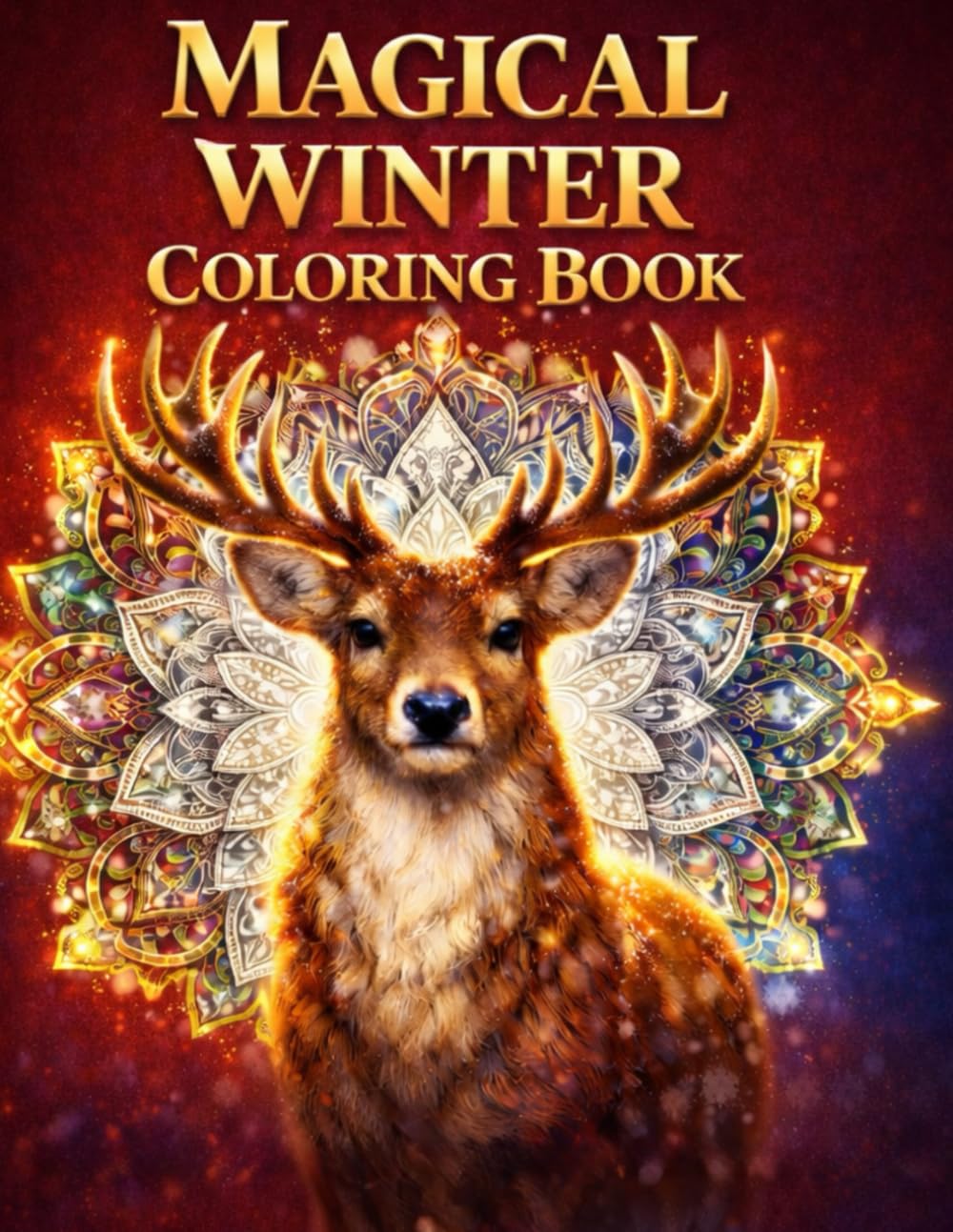 Cozy Winter Coloring Book: Cute Animals, Snowy Landscapes, Santa Scenes & Festive Designs • 50 Premium Pages (Cozy Christmas Coloring Collection)