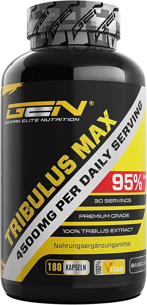 Tribulus Max 180 gélules Hautement dosé avec 4500 mg par dose