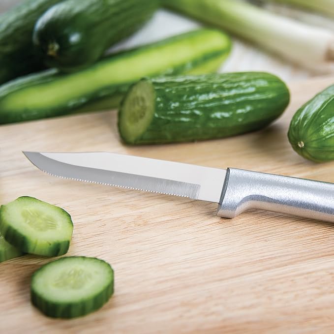 Set Cuchillos Cocina 3 Piezas Acero Inoxidable Aluminio miniatura 5