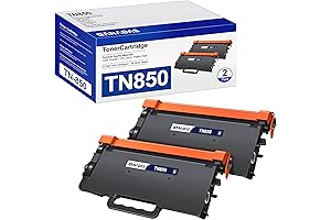 Brother TN850 High Yield Toner Cartridge (2-Pack)