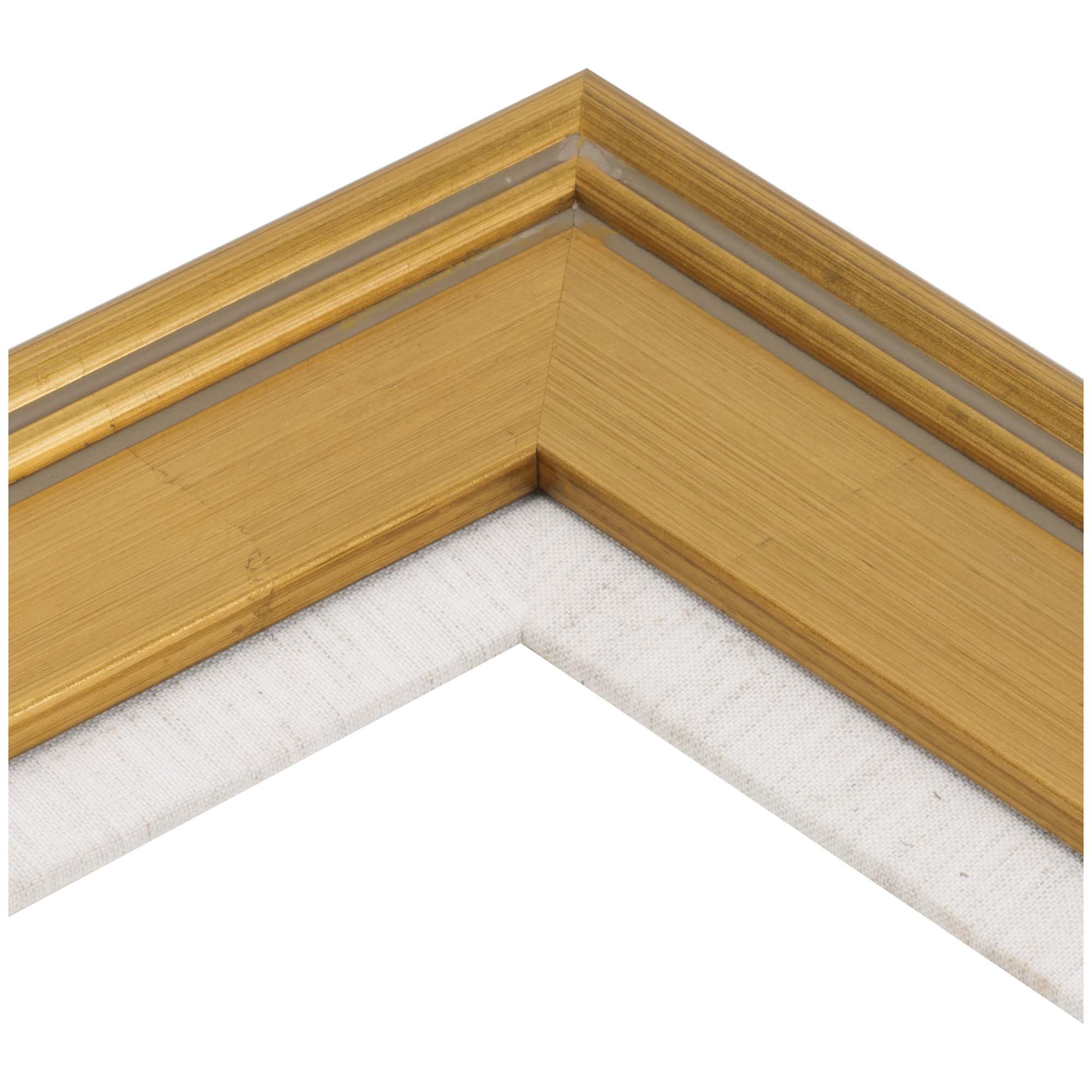 Creative Mark Plein Air - Cornice portafoto in legno con fodera in lino, 40,6 x 50,8 cm