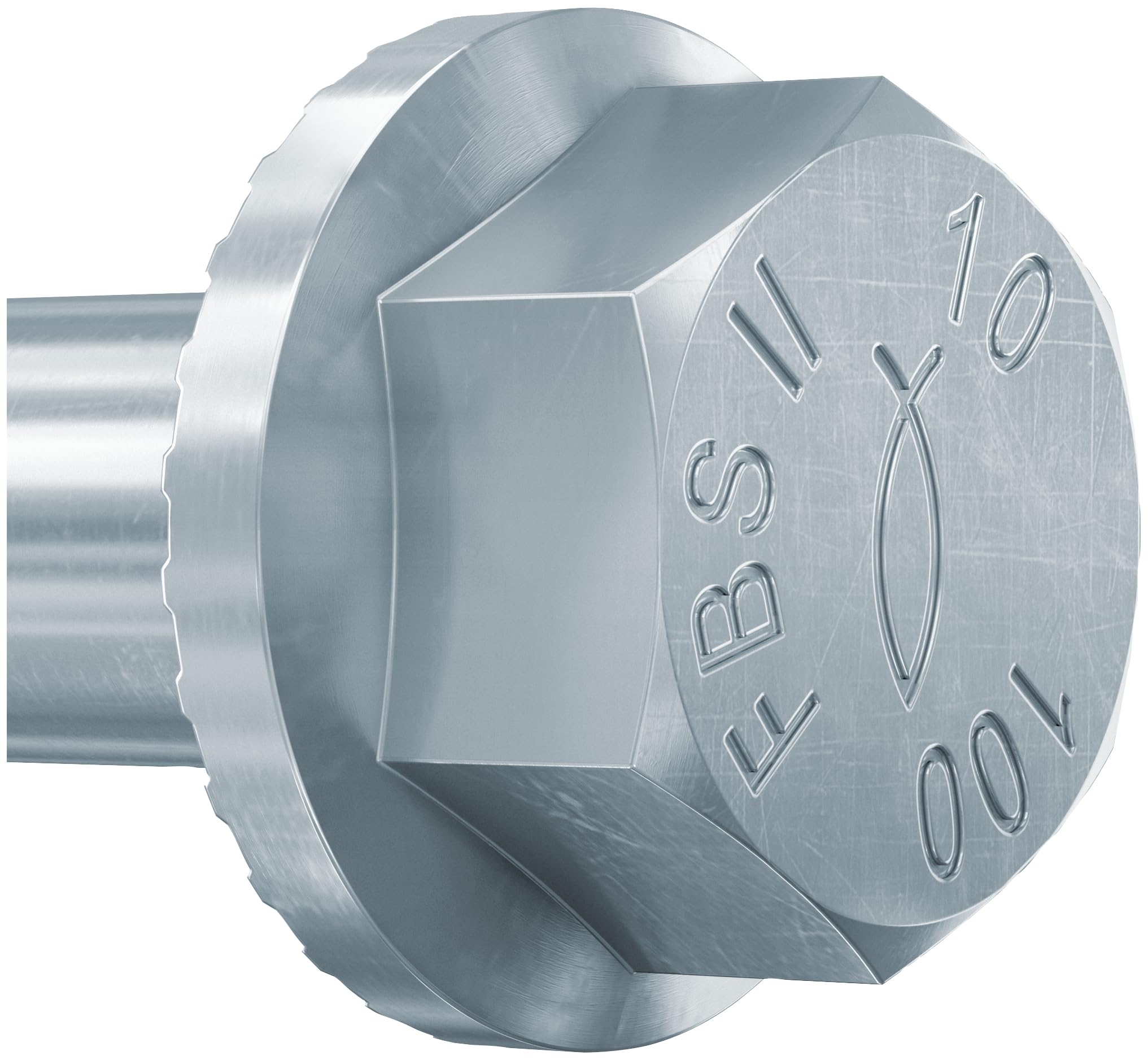 Fischer Viti per Calcestruzzo UltraCut FBS II 10x90 35/25/5 US con Testa Esagonale Flangiata per Fissaggio e Rinforzo Solai in Cemento, Riultilizzabili, Zona Sismica C1 e C2, Acciaio Zincato,50 pz