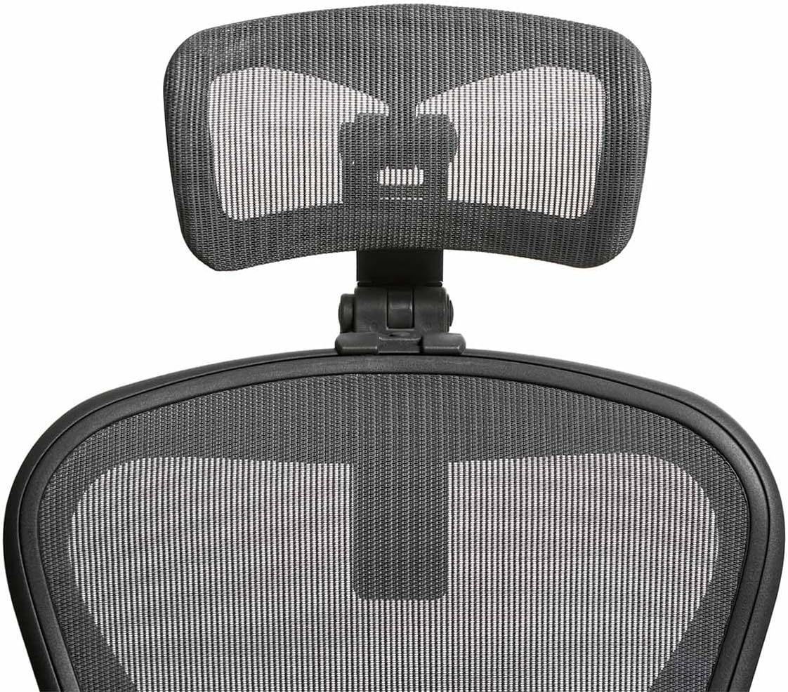 Engineered Now The Original Headrest for The Herman Miller Aeron Chair (Graphite, HW)