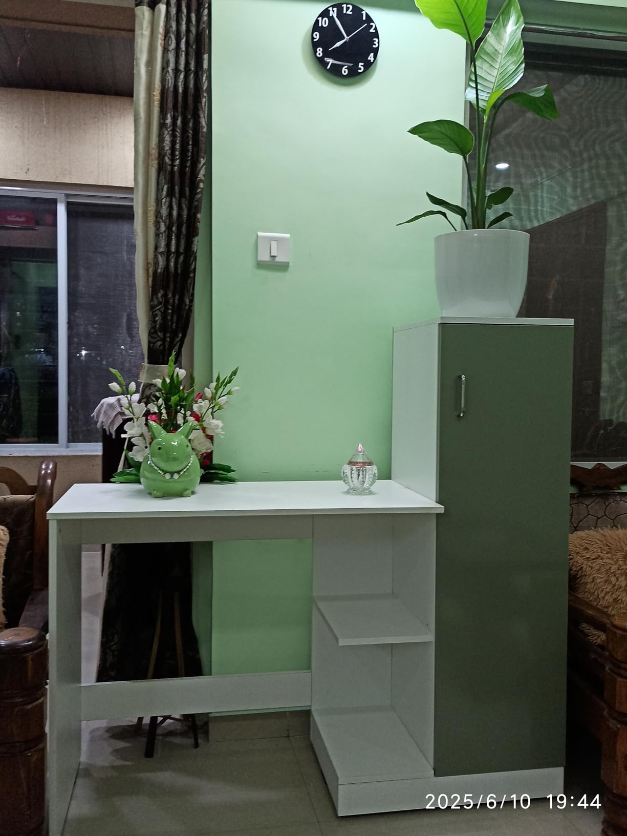 ABOUT SPACE Study Table with Cabinet - Computer Table with Bottom ...