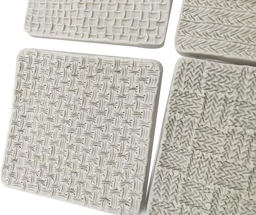 Miniatura 7 de Tapete de impresión de fondant, diseño de textura de suéter, suministros de decoración de pasteles de silicona para cupcakes, decoración de pasteles