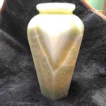 瑪瑙　メノウ　天然石　壺　花瓶　パワーストーン　1点物 瑪瑙メノウ天然石壺花瓶パワーストーン1点物