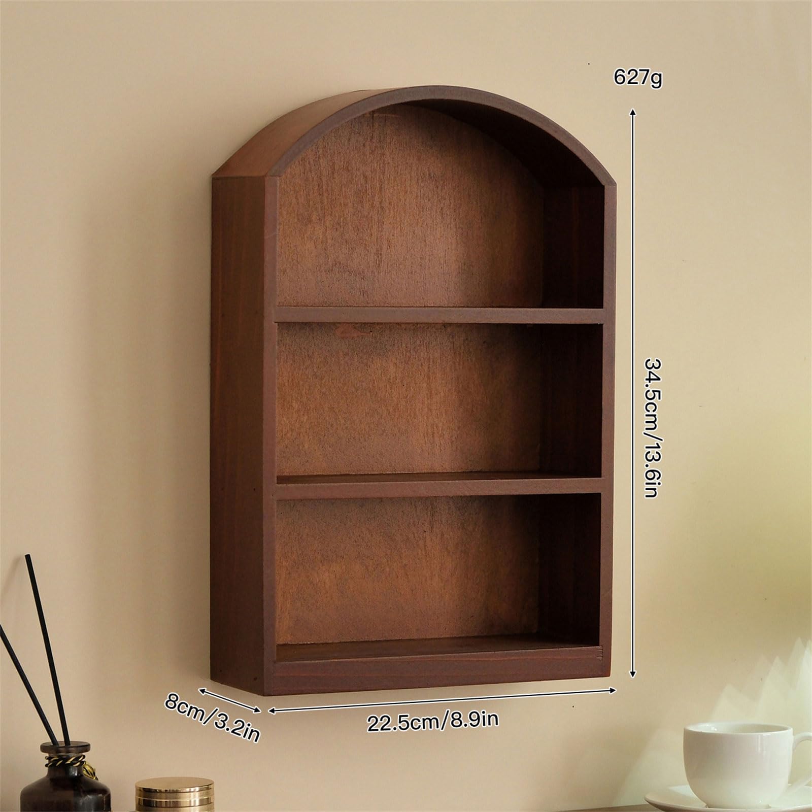 Organizador de almacenamiento de escritorio compacto de madera de cristal, para suministros de cosméticos, suministros de oficina, diseño eficiente para ahorrar espacio, organizador de