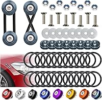 Vista 20 de BFXM Clips de parachoques universales, kit de liberación rápida para parachoques delantero y trasero, soportes de parachoques para automóviles