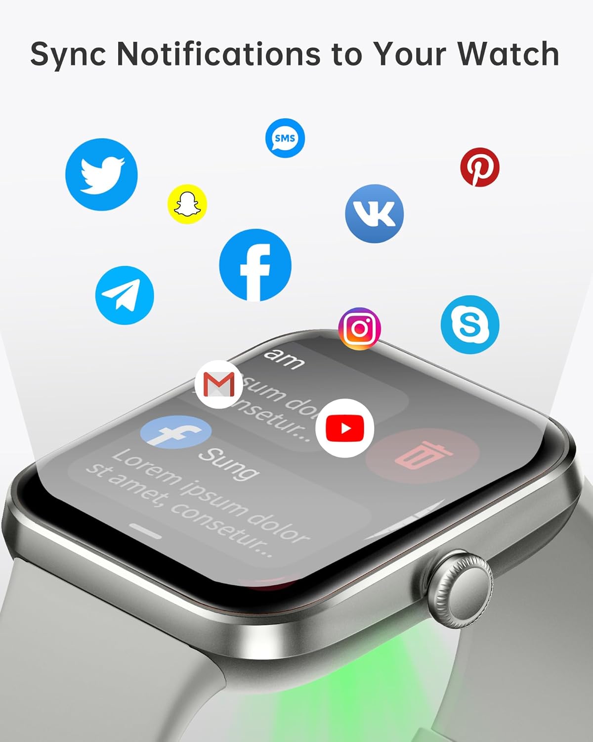 Smart Watch for Men Women, Activity Fitness Tracker Ghana Ubuy