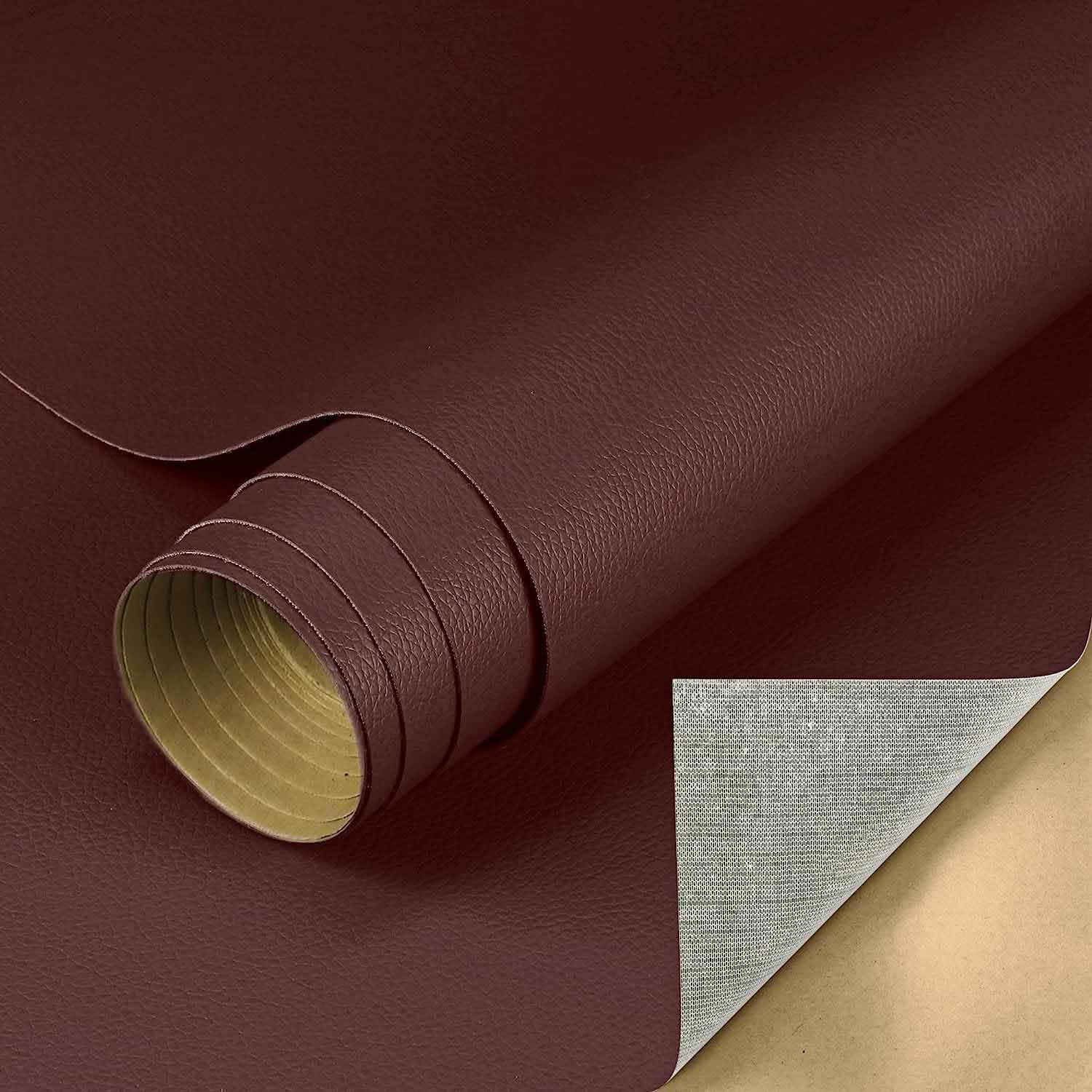 Koixurey Leather Repair Kit, Self-Adhesive Leather Repair Patch Tape Sticker, Give Your Car Seat Upholstery Filler Patches for Couch, Furniture, Sofas, Handbags, Car Seats(Brown) (1)
