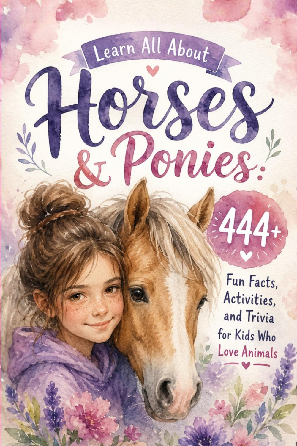 Learn All About Horses & Ponies: 444+ Fun Facts, Activities, and Trivia for Kids Who Love Animals (Fun Facts For Kids 6-8)