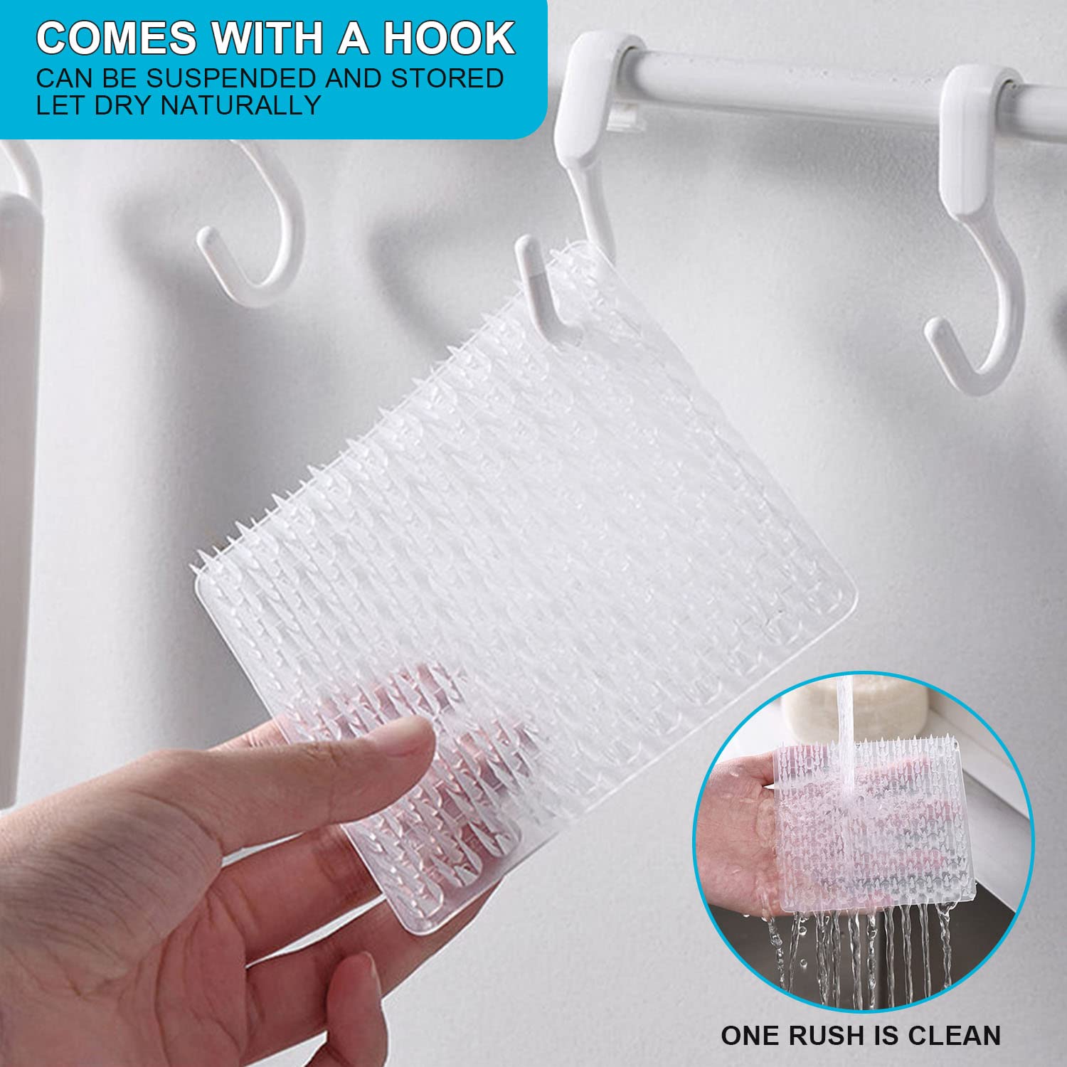 4 Spazzole Per Pulire Frutta E Verdura - Scrubber Multiuso Con Impugnatura Comoda - Foto 7