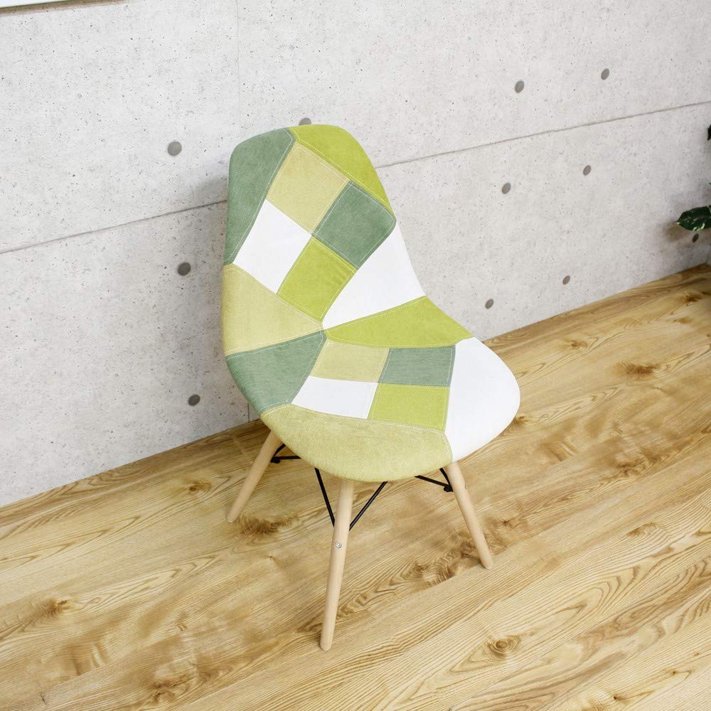 定価30,148円！後藤家具物産  2脚セット！ダイニングチェア グリーン 座高46cm ファブリックチェアー GR ビーチ材、アイアン脚部フレーム ヨーデル グリーン Amazon｜後藤家具物産 ダイニングチェア グリーン 座高46cm