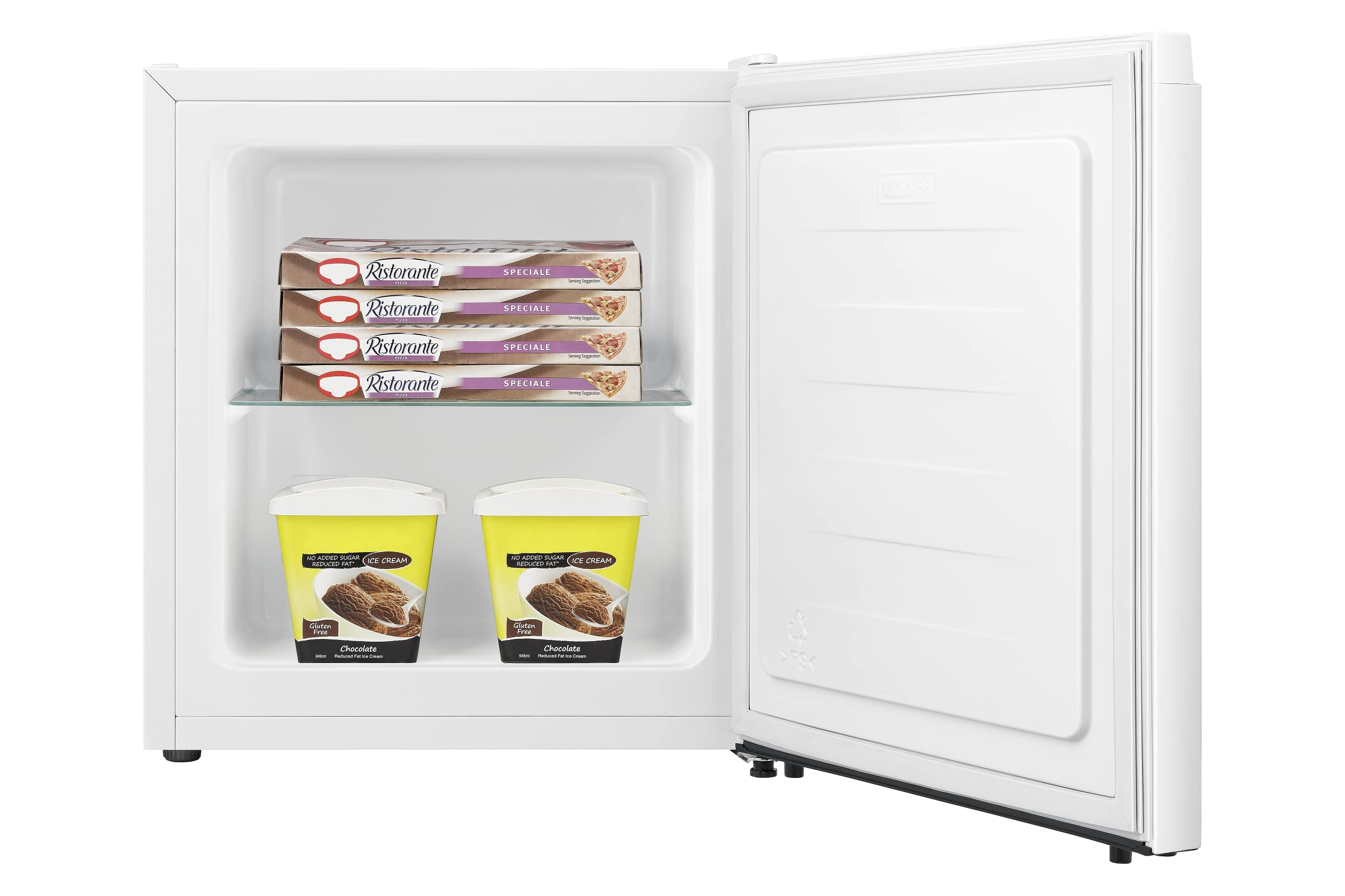 PKM GB34E Gefrierbox | Gefrierschrank | Mini Gefrierschrank | 34 Liter | Weiß | Wechselbarer Türanschlag | 4 Sterne Gefrierfach
