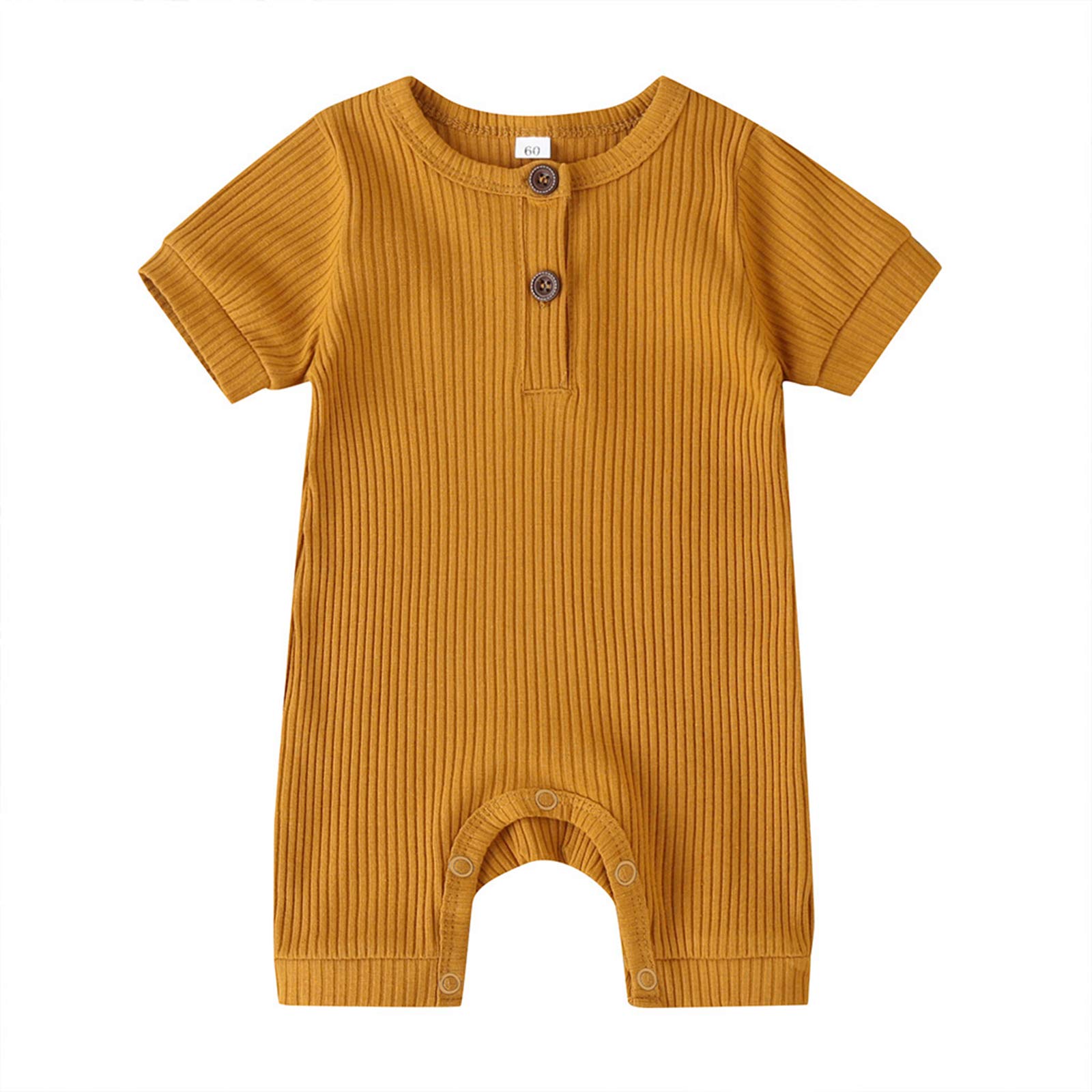 amropi Bébé Filles Lot de 3 Grenouillères Coton Barboteuse Manches Courtes Bodys Combinaison pour 0-18 Mois