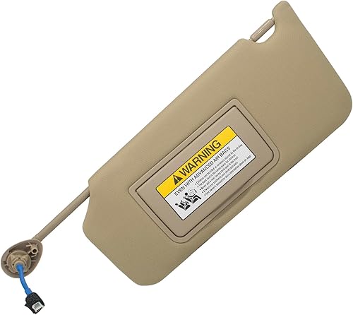 Miniatura 7 de Reemplazo de visera solar del lado izquierdo del conductor compatible con Honda Accord 2008 2009 2010 2011 2012 2013 2014 2015 2016 con luz LED de