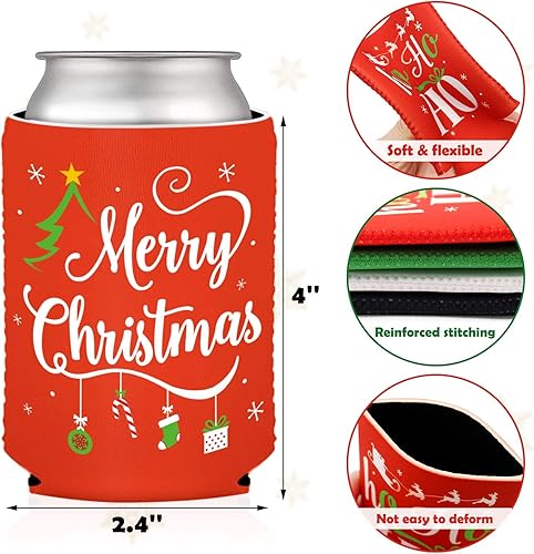 Miniatura 3 de Fundas para latas de Navidad, fundas para latas de Navidad, para reuniones de Navidad, decoraciones de fiesta, ideas de regalo, suministros de