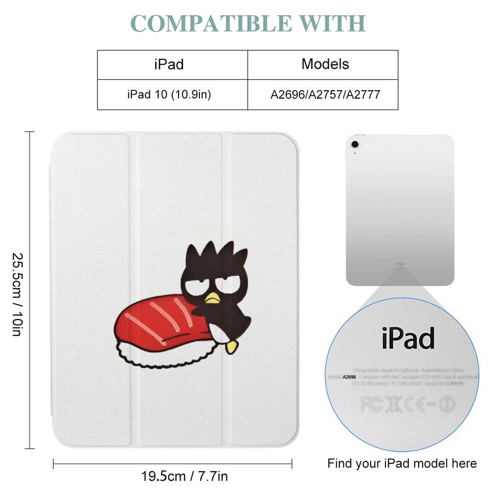 Amazon.co.jp: バッドばつ丸 サンリオ ipad ケース iPad 10 ケース