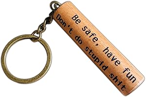 Funny 'Don't Do Stupid Stuff' Keychain